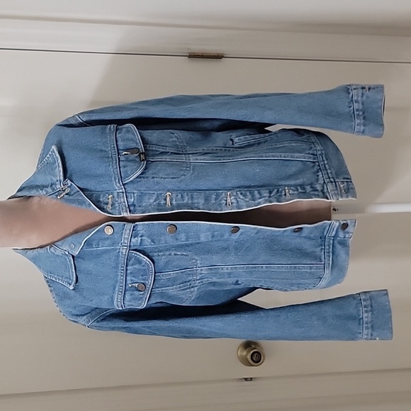 Lee Blue Denim Trucker Jacket, Size Unknown.  Excellent Condition - Picture 1 of 10